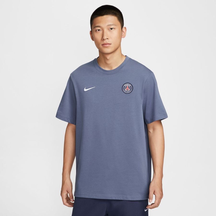 Paris Saint Germain T-Shirt Primary - Diffused Blue/White - Men's-SoccerKits Hub | Buy Soccer Jerseys Online